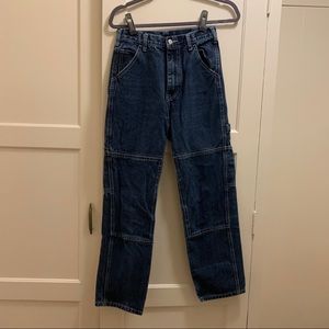 Brandy Melville carpenter cargo denim jeans